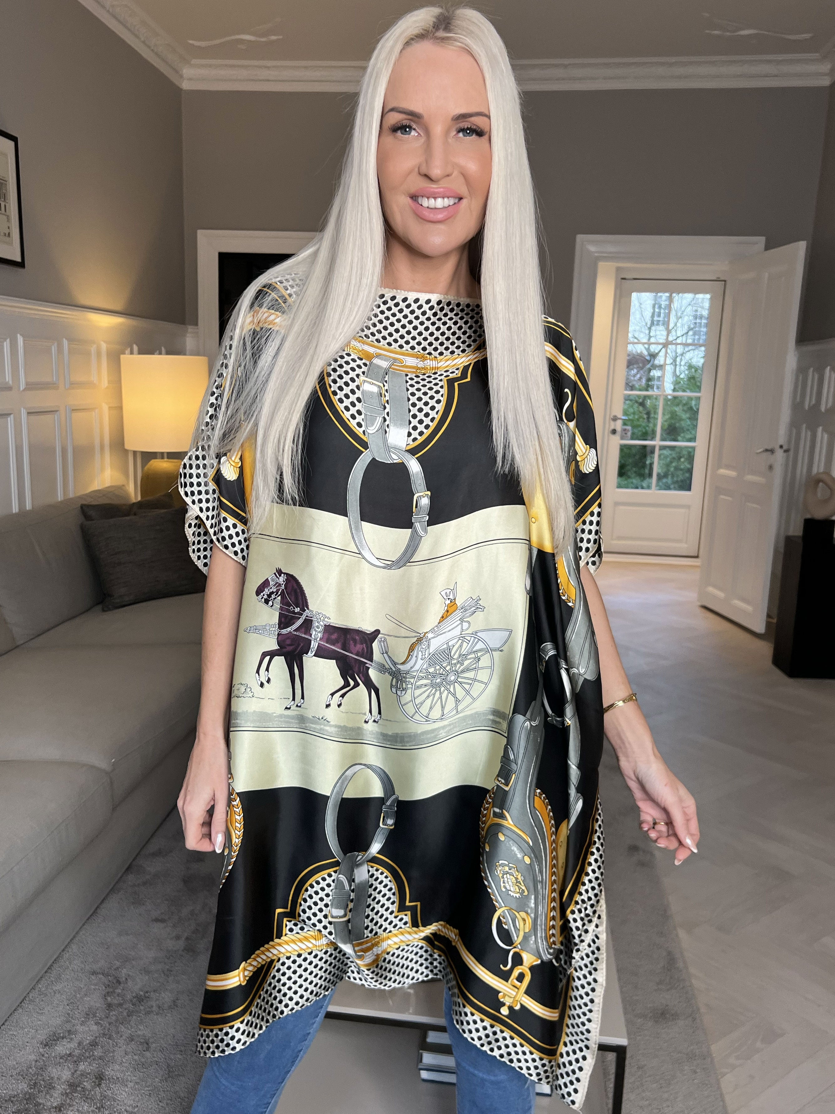 Emily - Lätt och luftig tunika i viskos och siden